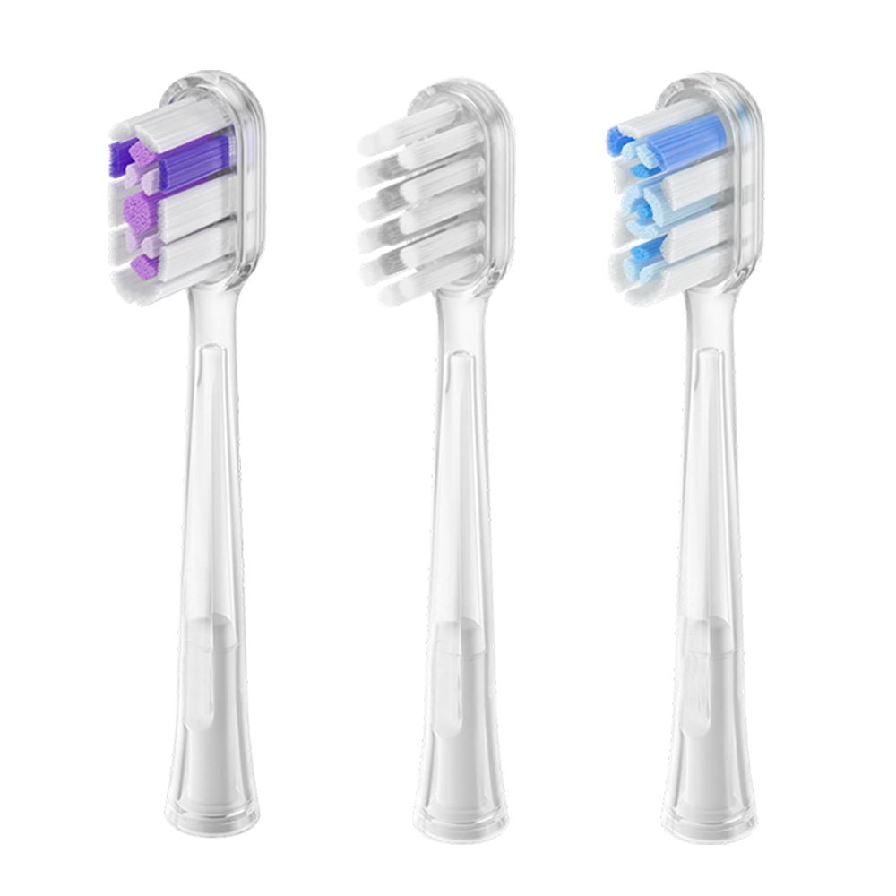 SYNHOPE Sonic Electric Toothbrush Heads with premium bristles for comprehensive oral care at home or travel